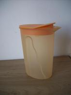 Tupperware Schenkkan ( oranje, 1 liter ), Huis en Inrichting, Keuken | Tupperware, Ophalen of Verzenden, Gebruikt, Oranje