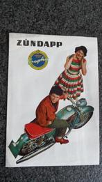 Zundapp Trophy 250cc oldtimermotor 1982 folder, Verzenden, Zo goed als nieuw, Motoren