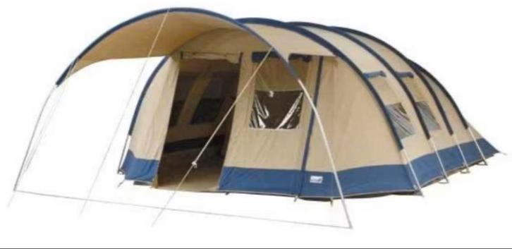 Vrijbuiter Michigan 6 tent - Familietent, Caravans en Kamperen, Tenten, tot en met 6, Zo goed als nieuw, Ophalen