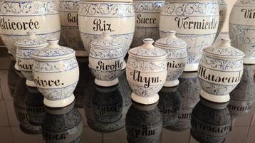 BOCH Frères La Louvière, Copenhague Saks, potjes, 14 stuks beschikbaar voor biedingen