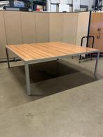 Vergadertafel / tafel 200x200xH74 cm, 2 stuks, 150 tot 200 cm, 150 tot 200 cm, Gebruikt, Ophalen of Verzenden
