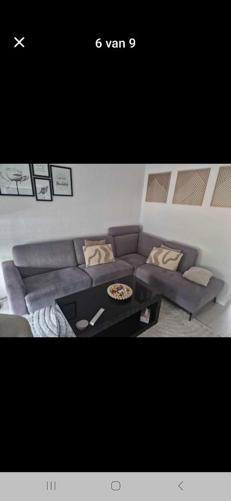 Mooie Hoekbank - Comfortabel en Stijlvol!, Huis en Inrichting, Banken | Bankstellen, Zo goed als nieuw, Hoekbank, Vierpersoons of meer
