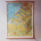 Schoolplaat Deltagebied, Antiek en Kunst, Antiek | Schoolplaten, Ophalen of Verzenden, Aardrijkskunde