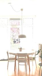 Hanglamp Nymåne Ikea - wit, Huis en Inrichting, Lampen | Hanglampen, Ophalen, Zo goed als nieuw, Modern - retro, Metaal