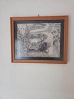 Pentekening, Pen tekening schilderij scania, Ophalen