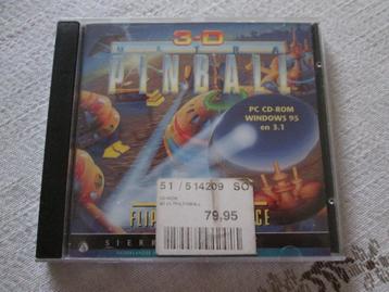 3-D Pinball Sierra Flipperen in space Vintage windows 95 beschikbaar voor biedingen