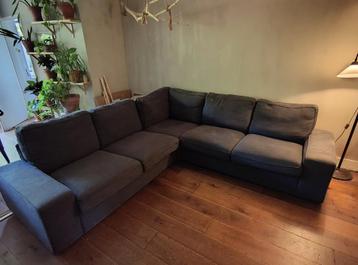 4 zits hoekbank Kivik Ikea grijs - afbeelding 1