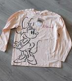 Roze mini mouse shirt 122/128 lange mouw, Ophalen of Verzenden, Meisje, Shirt of Longsleeve