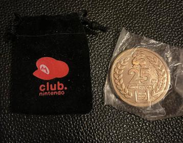 Mario 25th anniversary coin - Club Nintendo - in seal beschikbaar voor biedingen