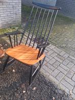 Vintage Deense Design Schommelstoel, Ophalen, Gebruikt, Zwart, Onbekend