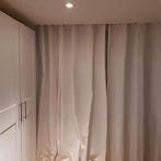 Te koop: 4 gordijnen met ringen, Ophalen, 100 tot 150 cm, Crème, 200 cm of meer