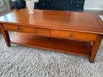 Kersenhouten salontafel met lades, Ophalen, Gebruikt, 100 tot 150 cm, 50 tot 100 cm