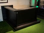 Zwarte hoekbar 2x2 m, Ophalen, Info@123barren.nl, Nieuw, 123 Barren