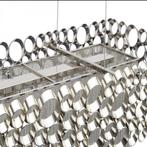 Kroonluchter nickel 6 lamp, Ophalen, Zo goed als nieuw