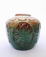 Vintage antiek Art Deco vaas gemberpot Mobach keramiek groen, Verzenden
