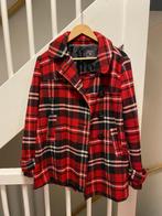FOREVER 21 ROOD CHECK WINTER JAS/COAT, MAAT; L, Kleding | Dames, Jassen | Winter, Ophalen of Verzenden, Zo goed als nieuw, Maat 42/44 (L)
