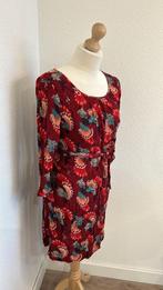 Prachtig wijnrood jurkje van King Louie maat 42 1076, Maat 42/44 (L), Ophalen of Verzenden, Zo goed als nieuw, Knielengte