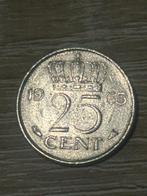 Kwartje 1965, Koningin Juliana, Zilver, 25 cent, Ophalen of Verzenden