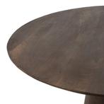 Eettafel rond Jade mango hout donker gekleurd 4 maten | Webs, Modern design, Rond, Nieuw, Ophalen of Verzenden
