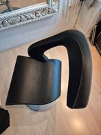 Weinig gebruikte kappersstoel, Huis en Inrichting, Ophalen, Zwart, Metaal, Zo goed als nieuw