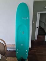 Olaian 7´5´´ 80 liter met vinnen en leash, Watersport en Boten, Golfsurfen, Gebruikt, Ophalen of Verzenden, Met koord, Longboard