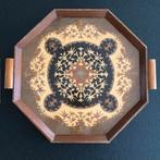 Dienblad, ingelegd, antiek, vintage, brocante, netjes, Ophalen of Verzenden