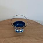 Antieke bonbonschaatlje kobalt blauw vintage, Antiek en Kunst, Antiek | Goud en Zilver, Ophalen of Verzenden