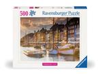 Ravensburger: Scandinavian Places: Sunset in Copenhagen 500, Ophalen of Verzenden, 500 t/m 1500 stukjes, Nieuw, Legpuzzel