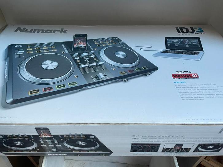 DJ system IDJ3 compleet in doos, Muziek en Instrumenten, Dj-sets en Draaitafels, Zo goed als nieuw, Dj-set, Overige merken, Ophalen of Verzenden