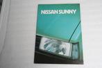 Folder Nissan Sunny (06-1982) (27), Boeken, Auto's | Folders en Tijdschriften, Ophalen of Verzenden, Nieuw, Nissan