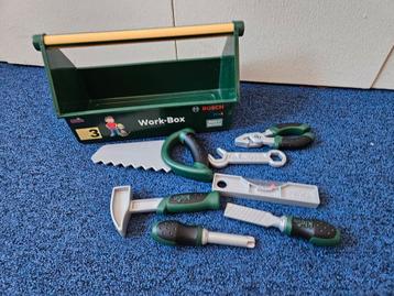 Bosch work-box / gereedschapskist, 7 delige gereedschapsset