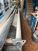 Zgan 7 meter aluminium vlaggenmast 90 mm ø met kantelvoet, Diversen, Vlaggen en Wimpels, Ophalen, Zo goed als nieuw