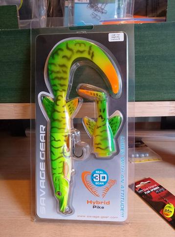 Savage Gear Hybrid Pike 3D 17cm Fire Tiger slechts 7,95 euro beschikbaar voor biedingen
