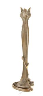 Art Nouveau kandelaar , brons, Huis en Inrichting, Overige materialen, Ophalen of Verzenden, Atw, Nieuw