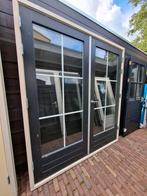 Openslaande tuindeuren dubbel glas deuren terrasdeuren pui, Doe-het-zelf en Verbouw, Deuren en Horren, Ophalen, 120 cm of meer