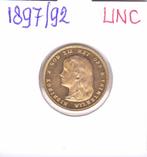 Zeldzaam gouden tientje 1897 / 92 overslag UNC voor 1250 eur, Koningin Wilhelmina, Losse munt, 10 gulden, Goud