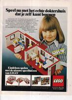 Retro reclame 1979 Lego speelhuizen ziekenhuis, Verzamelen, Retro, Overige typen, Ophalen of Verzenden