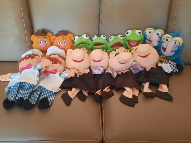 Muppetshow handpoppen, Kinderen en Baby's, Speelgoed | Poppen, Gebruikt, Overige typen, Ophalen of Verzenden
