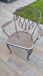 Ijzeren stoel tuinstoel, Ophalen, Gebruikt, Overige materialen