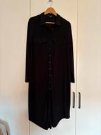 Schitterende zwarte doorknoop blouse/jurk Miss Youk 42/44, Kleding | Dames, Yoek, Ophalen of Verzenden, Zo goed als nieuw, Jurk