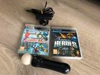 Playstation 3/PS3 MOve Motion Pakket:controller,camera, 2gam, Ophalen of Verzenden, Zo goed als nieuw, Controller, PlayStation 3