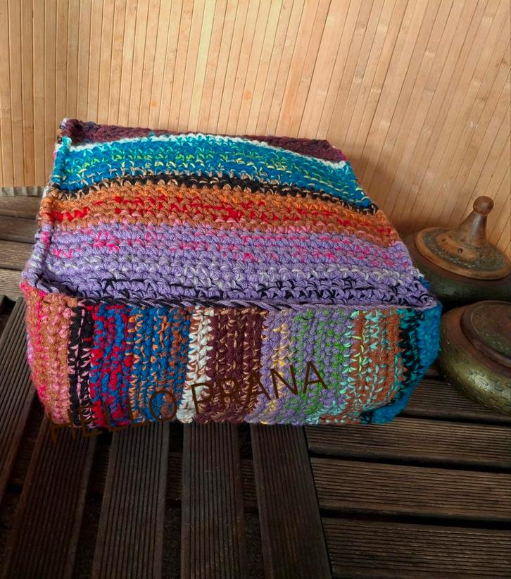 Ethnic Kussen Poef Meditatie Lifestyle Duurzaam, Sport en Fitness, Gezondheidsproducten en Wellness, Nieuw, Overige typen, Verzenden