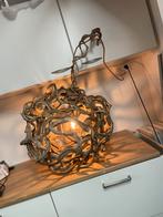 Hanglamp, Huis en Inrichting, Ophalen of Verzenden, Hout, Minder dan 50 cm