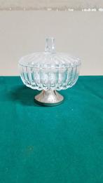 bonbonscchaal [ 4 ] kristal met zilveren voet, Ophalen of Verzenden, 'T Olde Gre-j, Info@toldegrej.nl, Endepoelstraat 20f Didam