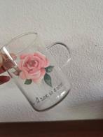 Theeglas Jet a rose is a rose, Ophalen of Verzenden, Zo goed als nieuw