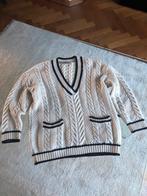 Penny Black wollen kabeltrui ecru V-hals, Kleding | Dames, Ophalen of Verzenden, Zo goed als nieuw, Maat 38/40 (M), Beige