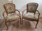 2 elegante vintage dames fauteuils, Ophalen, Gebruikt, Minder dan 75 cm, 50 tot 75 cm