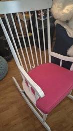 Te koop schommelstoel met kussen., Huis en Inrichting, Stoelen, Ophalen, Zo goed als nieuw, Eén