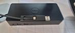 Dell docking station D6000 met oplader ., Ophalen of Verzenden, Dell, Docking station, Gebruikt