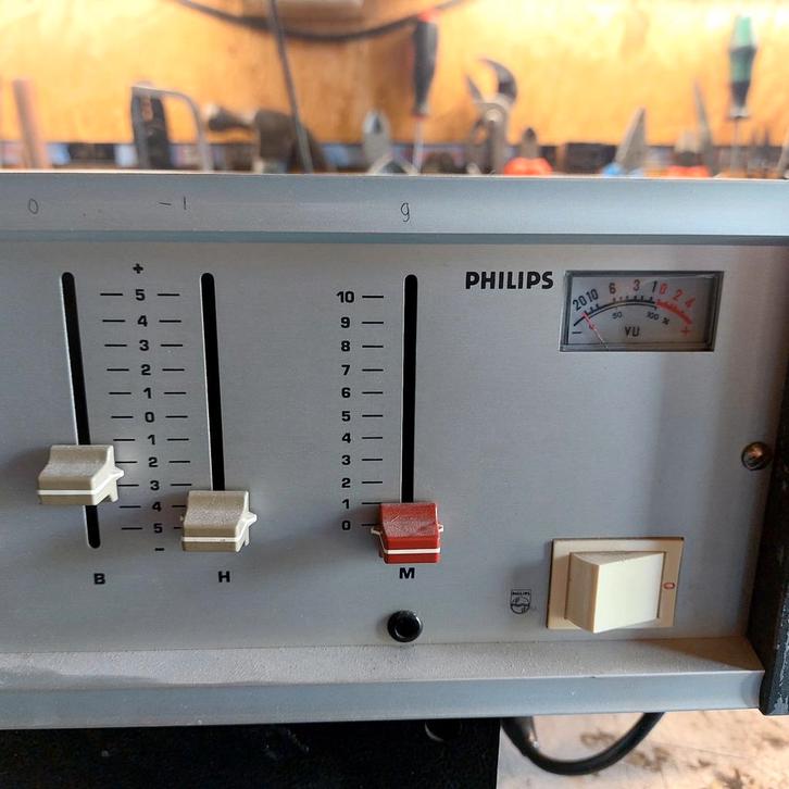 Philips Versterker uit 1969 - Vintage!, Audio, Tv en Foto, Professionele Audio-, Tv- en Video-apparatuur, Gebruikt, Audio, Ophalen of Verzenden